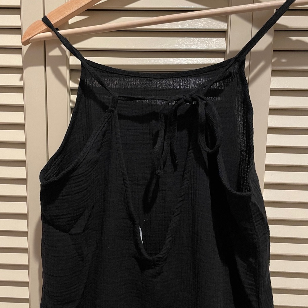 Zara Never Worn Black Linen Maxi